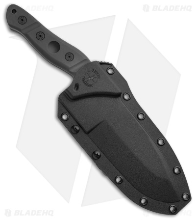 Sniper Bladeworks MAMU Fixed Blade Knife Black G-10 (5.5" Black)