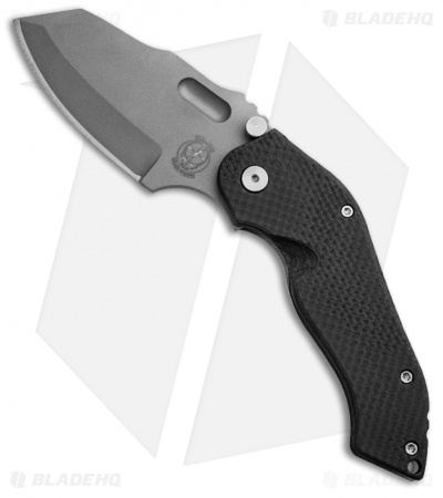 Sniper Bladeworks DMF Framelock Folder Carbon Fiber Knife (3.5" Bead Blast)