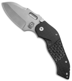 Sniper Bladeworks DMF Framelock Folder Carbon Fiber Knife (3.5" Matte)