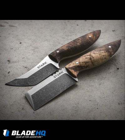 Stark Creations Persian Tanto Fixed Blade Knife Koa Wood (2.875" Two-Tone)