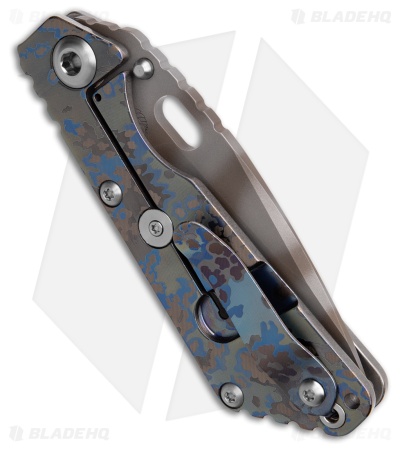 Strider Custom Medium Frame Lock Digicamo Titanium (3.75" SW MagnaCut)