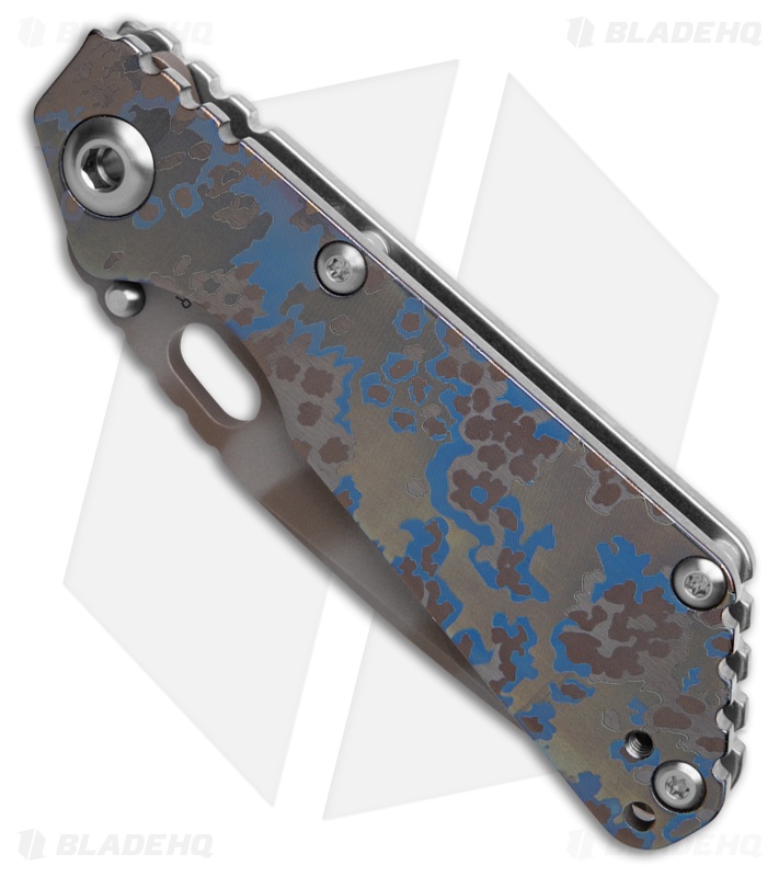 Strider Custom Medium Frame Lock Digicamo Titanium (3.75" SW MagnaCut)