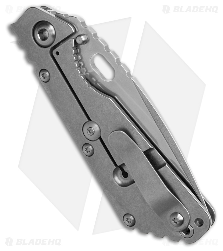 Strider Knives Frame Lock Large Titanium Folding Knife - Blade HQ