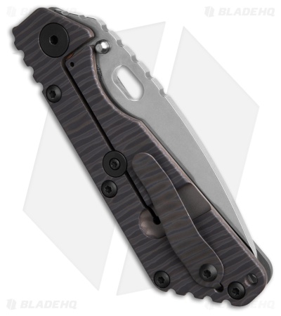 Strider Knives Large Frame Lock Grey Aluminum (4.00" Two-Tone)
