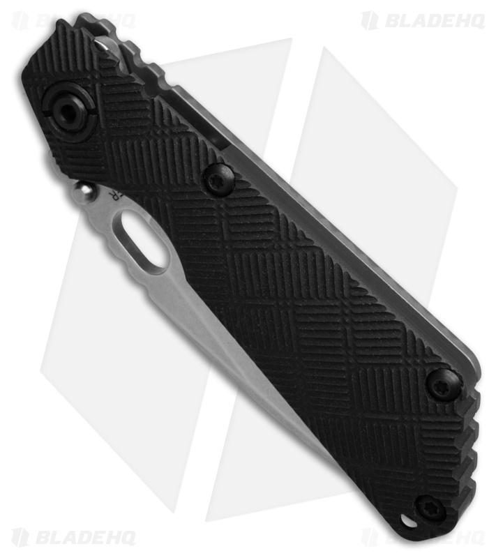 Strider Knives Medium Frame Lock Black G10 (3.75" SW)