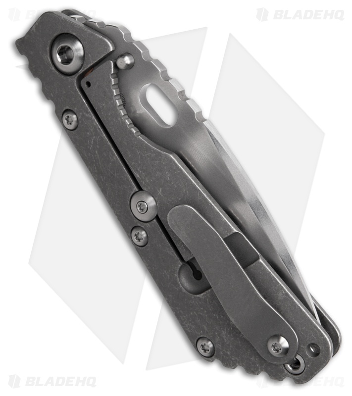 Strider Knives SNG-CC Folding Knife Dark SW Titanium (4" Tiger Stripe)