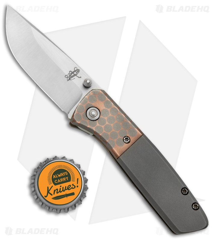 Tim Curry Knives Custom Cohort Superconductor/Titanium (2.7" Satin)