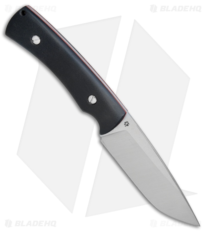 TK Knives Telchar Fixed Blade Knife Black G-10 (4" Satin)