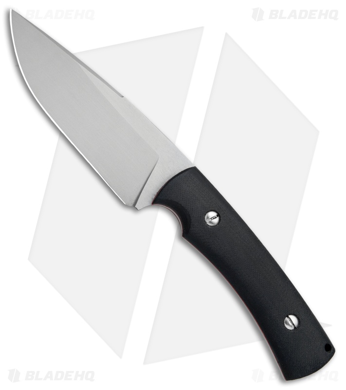 TK Knives Tor Fixed Blade Knife w/ Swedge Black G-10 (4.5" Blasted)