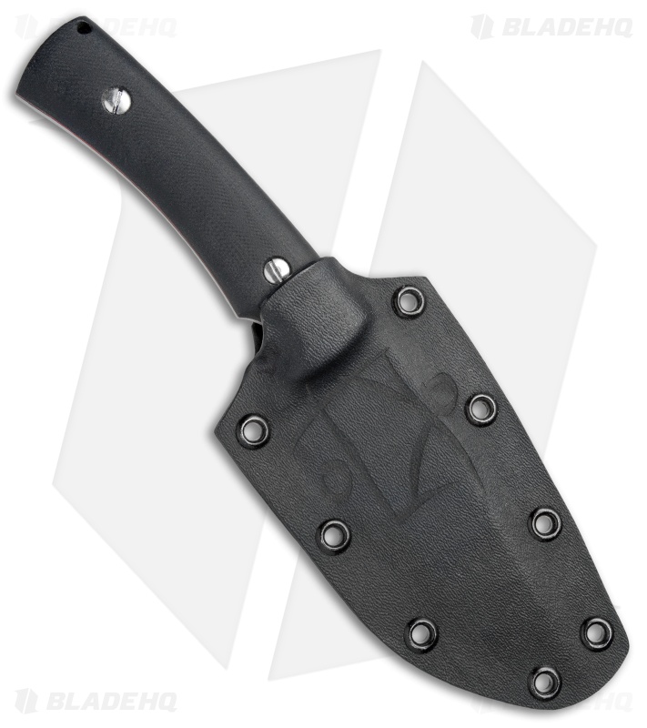 TK Knives Tor Fixed Blade Knife w/ Swedge Black G-10 (4.5" Blasted)
