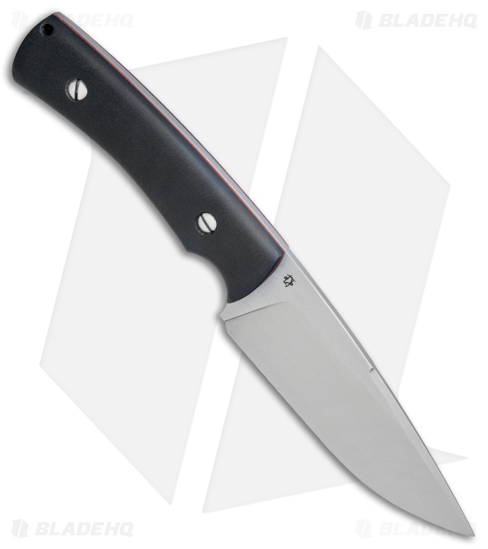 TK Knives Tor Fixed Blade Knife w/ Swedge Black G-10 (4.5" Blasted)