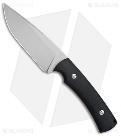 TK Knives Tor Fixed Blade Knife w/ Swedge Black G-10 (4.5" Blasted)