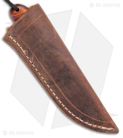 T.M. Hunt Custom Colehog Fixed Blade Knife Curly Maple (3.5" Satin)