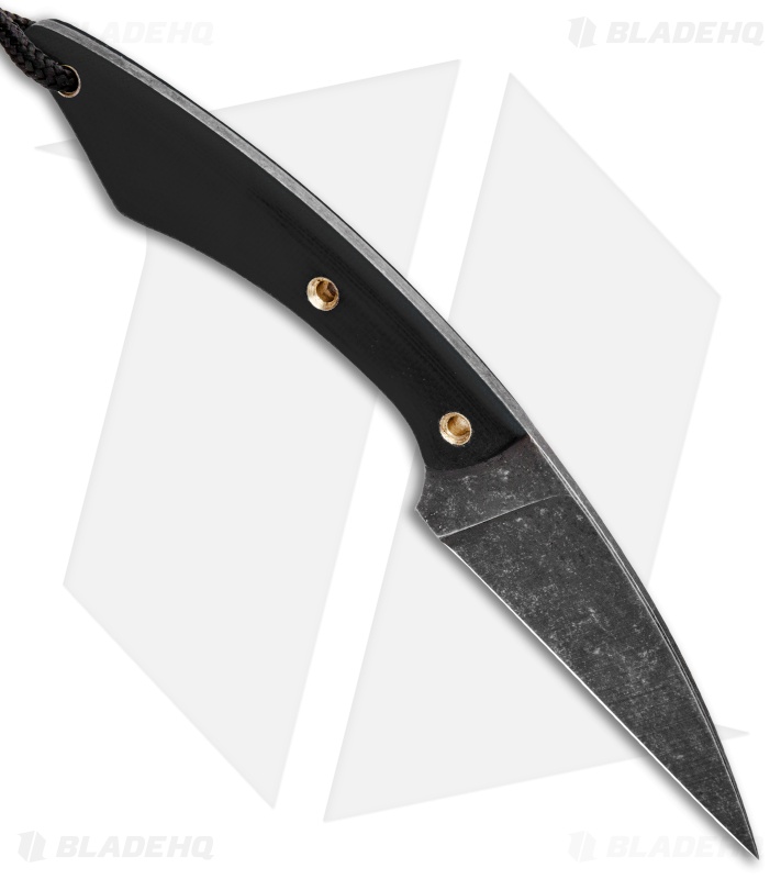 T.M. Hunt Custom Knives Hornet 2.0 Fixed Blade Knife Black G-10 Exclusive