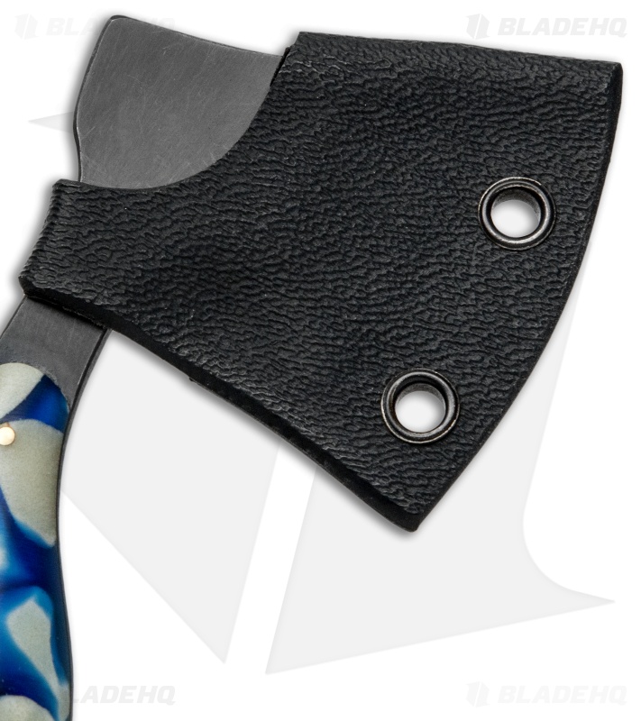 T.M. Hunt Custom "Lil Billy Bad Axe"  Blue/Firefly Glow Keychain 