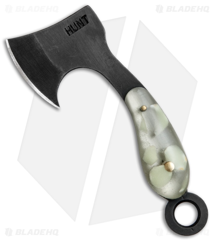 T.M. Hunt Custom "Lil Billy Bad Axe" Clear/Firefly Glow Keychain