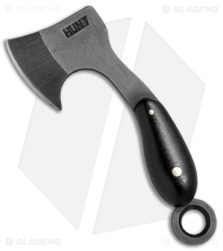 T.M. Hunt Custom "Lil Billy Bad Axe" Keychain Black G-10