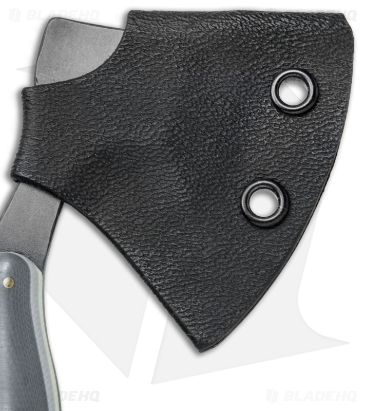T.M. Hunt Custom "Lil Billy Bad Axe" Keychain Gray/White G-10
