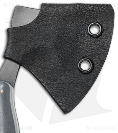 T.M. Hunt Custom "Lil Billy Bad Axe" Keychain Gray/White G-10
