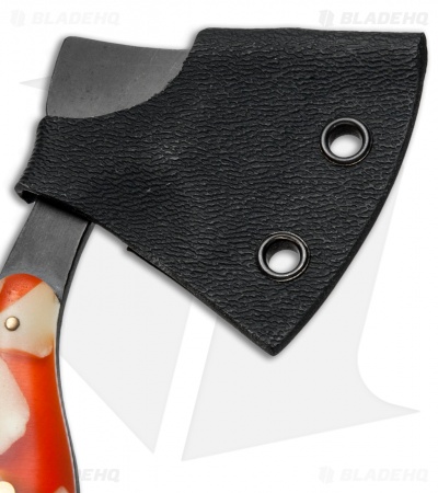 T.M. Hunt Custom "Lil Billy Bad Axe"  Orange/Firefly Glow Keychain 