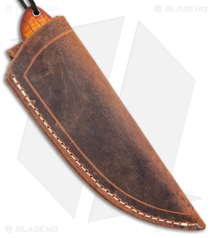 T.M. Hunt Custom Nomad Fixed Blade Knife Curly Oak (4" Satin)