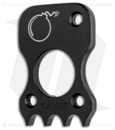 T.M. Hunt Custom Ringpop Laser Engraved Bomb Knuck (01-Steel Black DLC)