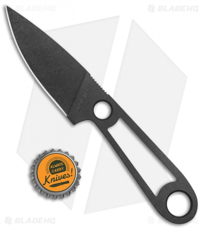 T.M. Hunt Custom Skelemaug Fixed Blade Knife Coyote Brown Kydex (3.75" Black)