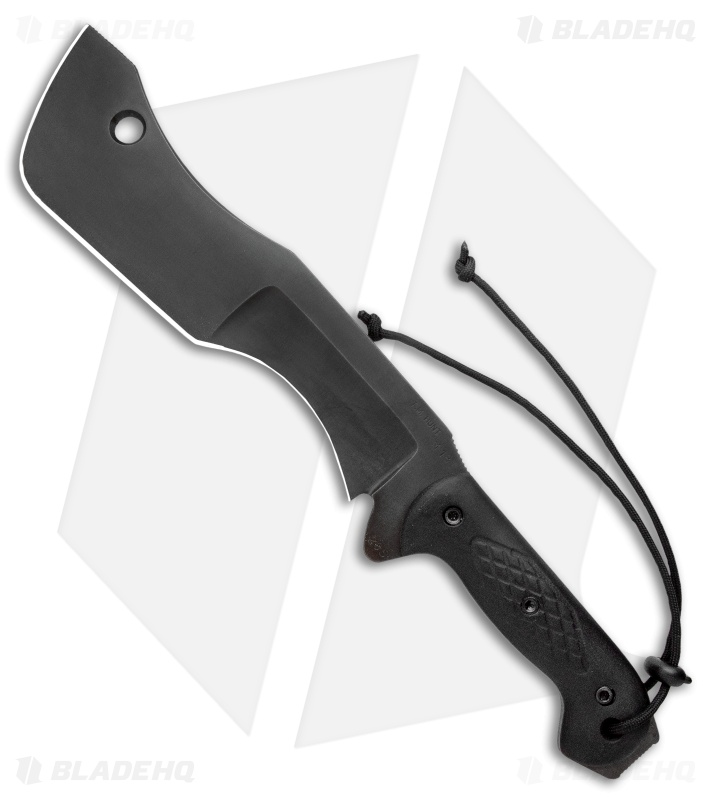 T.M. Hunt Custom M-18 Fixed Blade Knife Black Textured Micarta (10" Black)