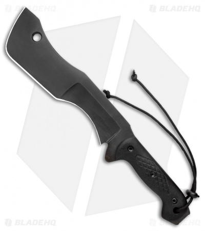 T.M. Hunt Custom M-18 Fixed Blade Knife Black Textured Micarta (10" Black)