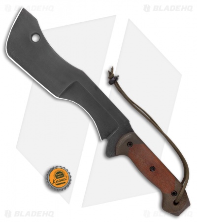 T.M. Hunt Custom M-18 Fixed Blade Knife Green/Natural Micarta (10" Black)