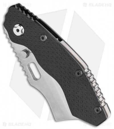 Trouble Blades Custom Lil Debt Collector Knife Black Ti. Textured (3.00" Satin)
