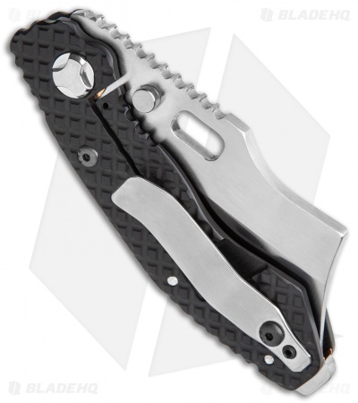 Trouble Blades Custom Lil Debt Collector Frame Lock Knife Black Ti. (3.00")