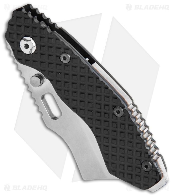 Trouble Blades Custom Lil Debt Collector Frame Lock Knife Black Ti. (3.00")