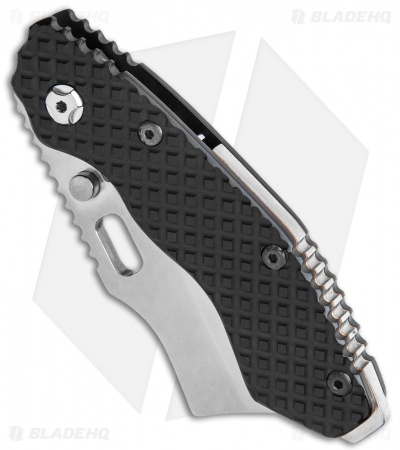 Trouble Blades Custom Lil Debt Collector Frame Lock Knife Black Ti. (3.00")