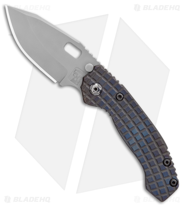 Trouble Blades Custom Mini Mofo Knife Frag Flame Titanium (3.25" Bead Blast)