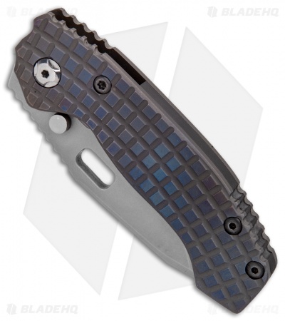 Trouble Blades Custom Mini Mofo Knife Frag Flame Titanium (3.25" Bead Blast)