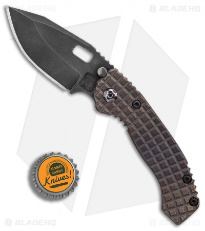 Trouble Blades Custom Mini Mofo Knife Frag Flame Titanium (3.25" Black)