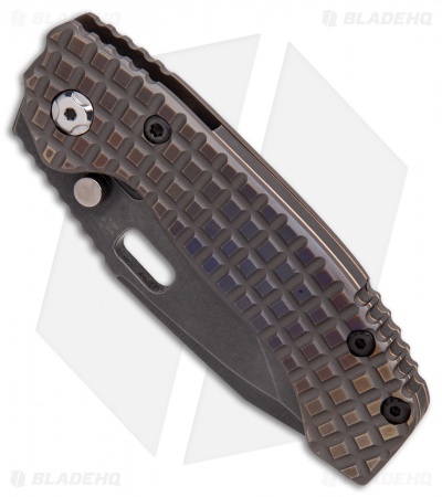Trouble Blades Custom Mini Mofo Knife Frag Flame Titanium (3.25" Black)