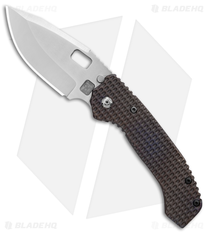Trouble Blades Custom Mofo Frame Lock Knife 911 Flame Ti (4.1" Satin)
