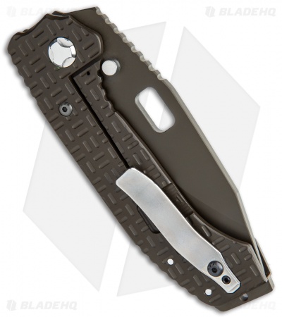 Trouble Blades Custom Mofo Frame Lock Knife Tron Dark Green (3.75" Green)