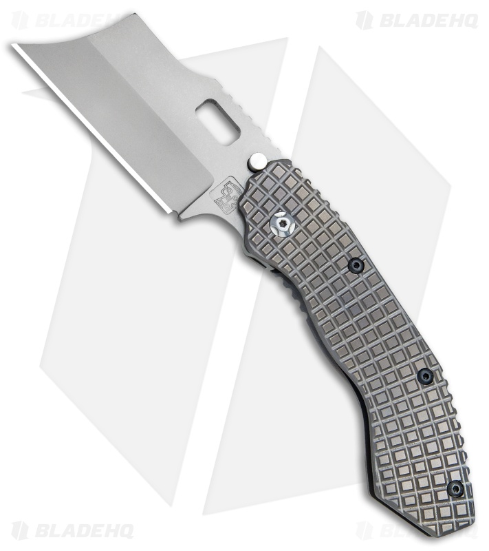 Trouble Blades Custom Debt Collector L Knife Frag Ti #002 (3.75" SpecWear)
