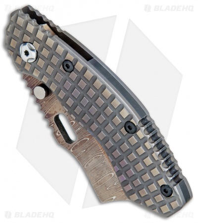 Trouble Blades Custom Debt Collector S Knife Frag Ti #010 (3" Damascus)