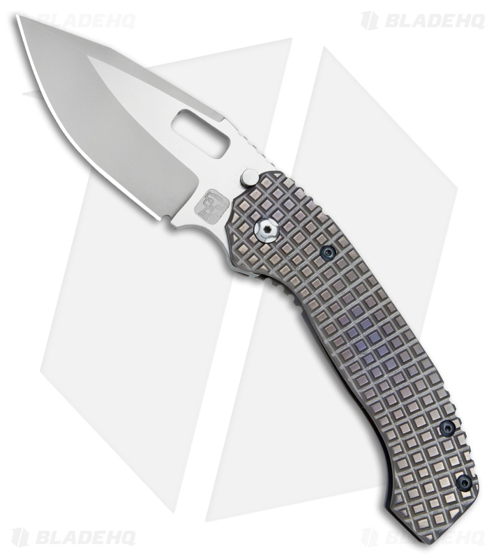 Trouble Blades Custom Mofo L Knife Frag Ti #012 (4.125" CruWear Two-Tone)