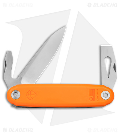 ASK The Jefferson Slip Joint Modular Multi-Tool Grabber Orange (2.9" Polish) 