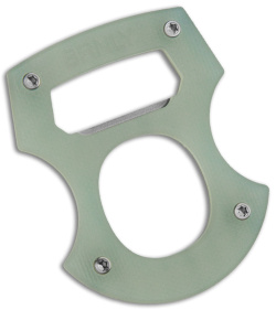 BRNLY Baldy Contra Cypop Bottle Opener Jade G-10/Titanium Exclusive