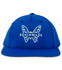 Benchmade Knives Flex Fit Fitted Youth Flat Brim Hat w/ Logo - Blue