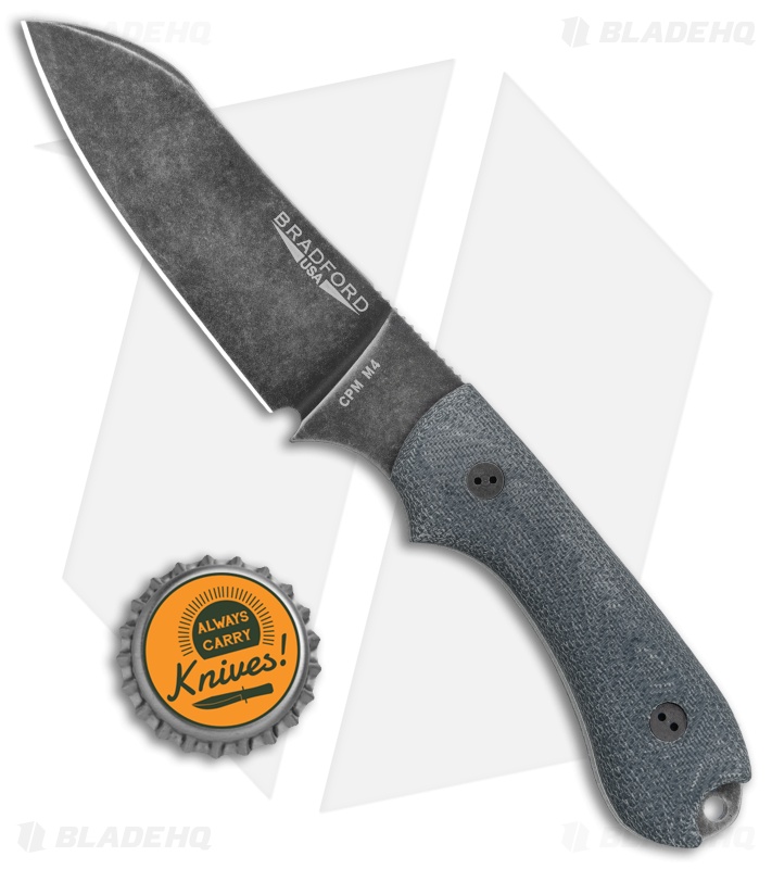 Bradford Knives Guardian3 - Fixed Blade Knife | Nimbus M4/Black