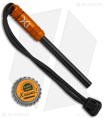 Exotac fireROD Fire Starter Ferro Rod w/ Storage Capsule (Orange)
