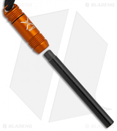Exotac fireROD Fire Starter Ferro Rod w/ Storage Capsule (Orange)
