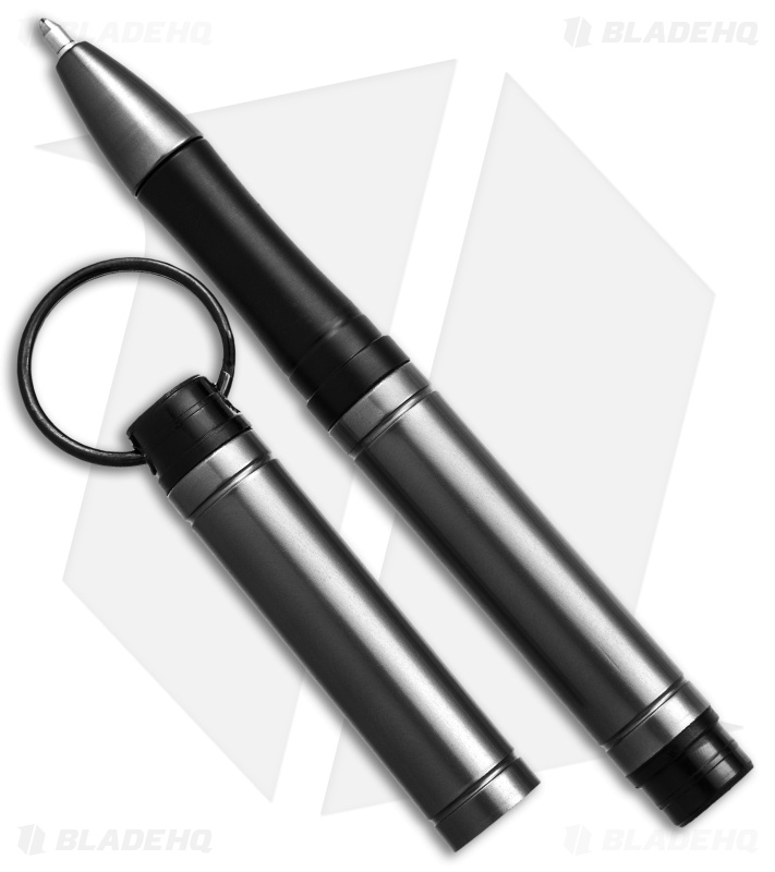 Fisher Space Pen Backpacker Gray Anodized Aluminum Pen - Blade HQ